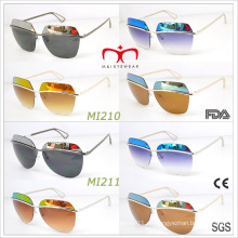 2015 último estilo de moda para las señoras gafas de sol de metal (MI210-MI211)